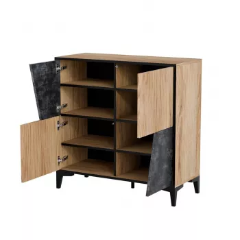 Cama 4D Regal OVO 90x38xH90 Eiche/Beton