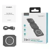 Choetech T588-F 3in1 Magnetisches Wireless-Ladegerät 15W (schwarz)