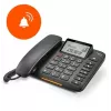 Gigaset DL380 Schnurgebundenes Telefon, Schwarz