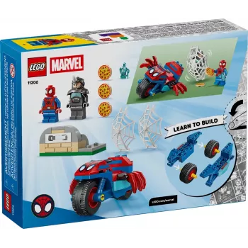 LEGO MARVEL 11206 Spidey auf seinem Motorrad gegen Rhino