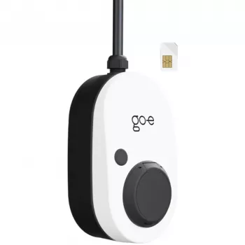 Charger Gemini 2.0, 22 kW (32A 3-phasig), Wallbox Weiß/Schwarz, ohne Kabel, 4G/LTE