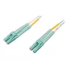 Tripp 2M 10Gb/100Gb Duplex Multimode 50/125 OM4 LSZH Glasfaser-Patchkabel LC/LC Aqua 2 Meter - Patchkabel - LC Multimode (M)