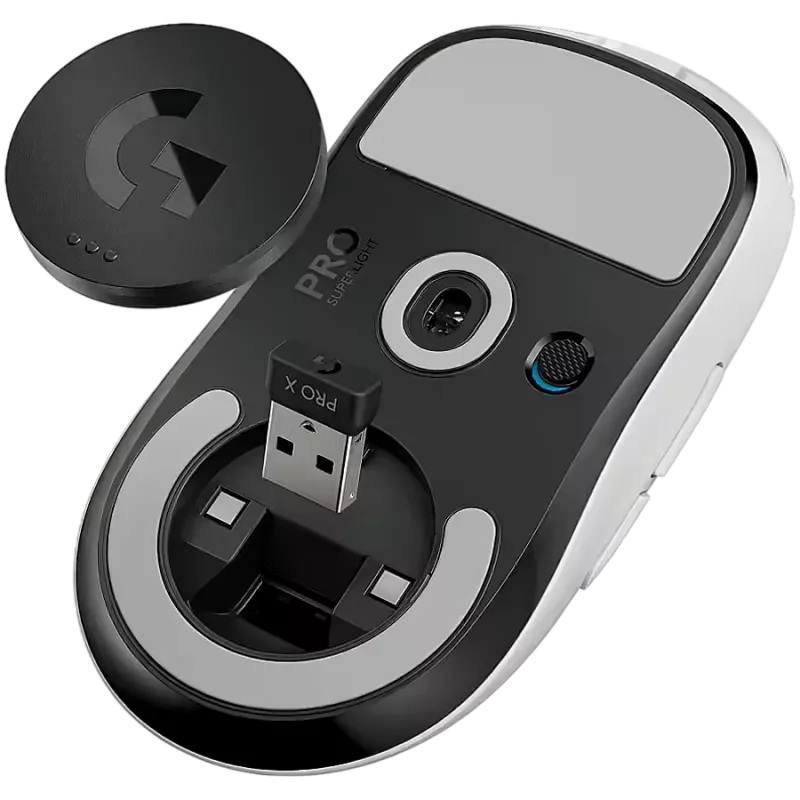 LOGITECH G PRO X SUPERLIGHT 2c kompakte kabellose Gaming-Maus - WEISS - 2,4 GHz - EER2-933
