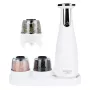 Salz- und Pfeffermühlen-Set Adler AD 4449W Stahl Weiß, Keramikmahlwerk, 150 ml, USB-C wiederaufladbar