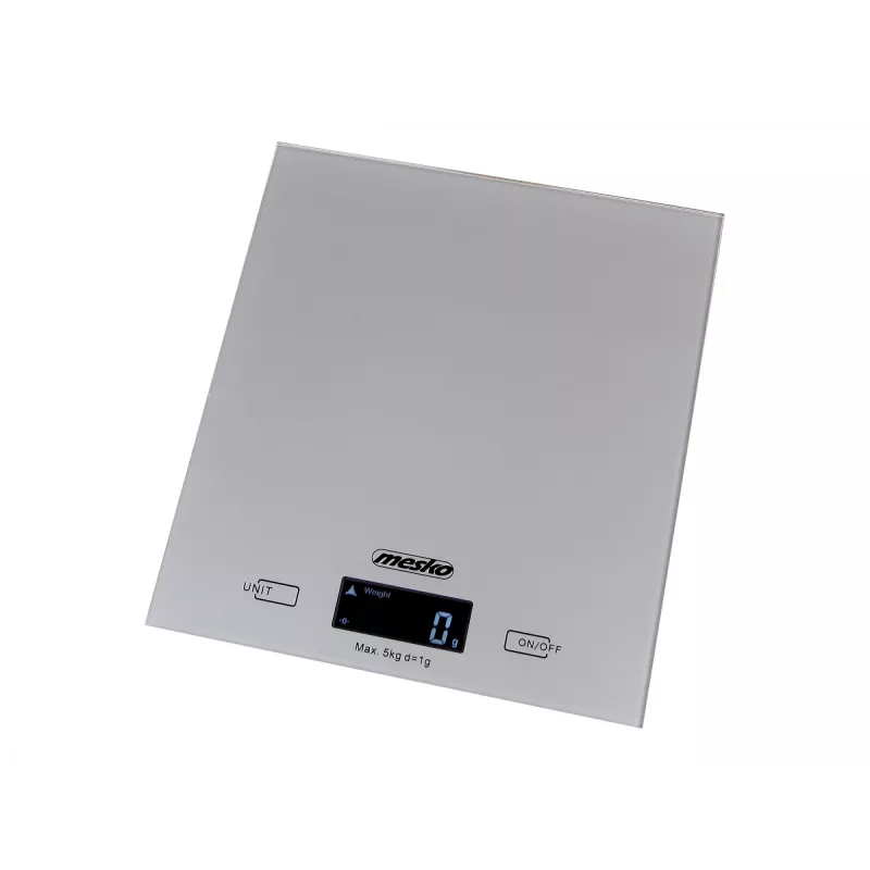 Mesko | Küchenwaage | MS 3145 | Maximale Belastbarkeit 5 kg | Teilung 1 g | Displaytyp LCD | Silber