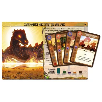 Spirit Island: Zunehmende Hitze in Stein and Sand, Brettspiel Mini-Erweiterung