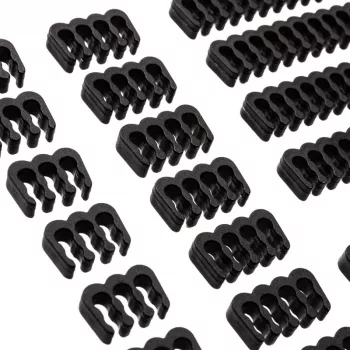 Akasa Kabelkamm-Set - 3 mm schwarze Kabelklemme (AK-MX293)
