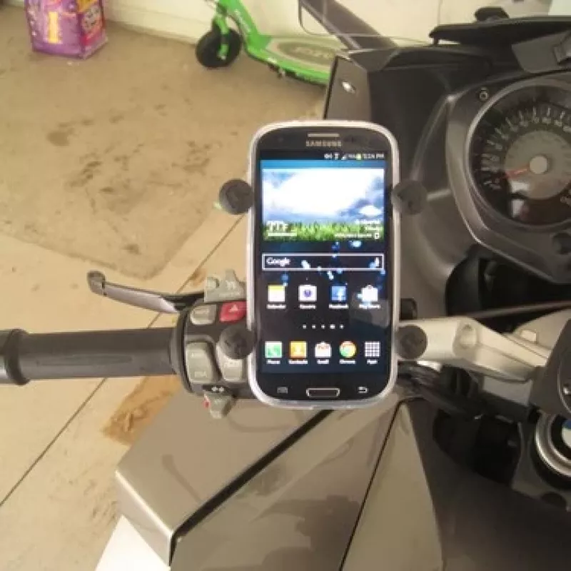 RAM Mounts X-Grip Handyhalterung mit Lenker-U-Bolzen-Basis