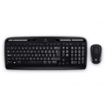 Logitech MK330 Wireless-Tastatur US Schwarz