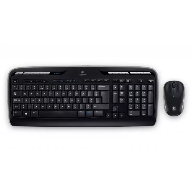 Logitech MK330 Wireless-Tastatur US Schwarz