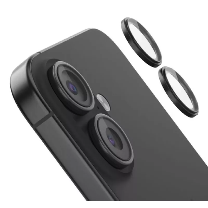 Kameraobjektivschutz aus gehärtetem Glas Belkin OVA181HQBK für iPhone 16 / 16 Plus, 2er-Pack