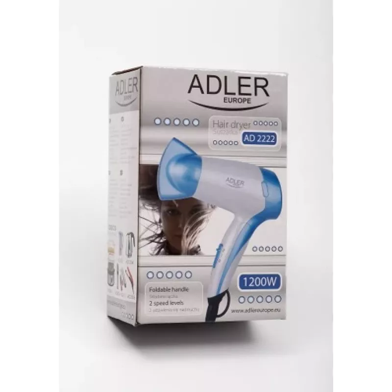 Adler AD 2222 Blau, Weiß 1200 W