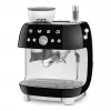 SMEG EGF03BLEU Espressomaschine. Kaffeevollautomat 50s Style. schwarz