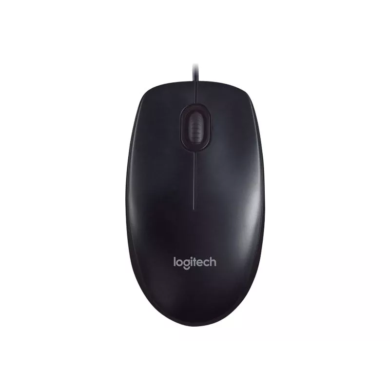 Logitech M90 kabelgebundene optische Büromaus — 1000 DPI, beidhändig, USB Typ-A, schwarz