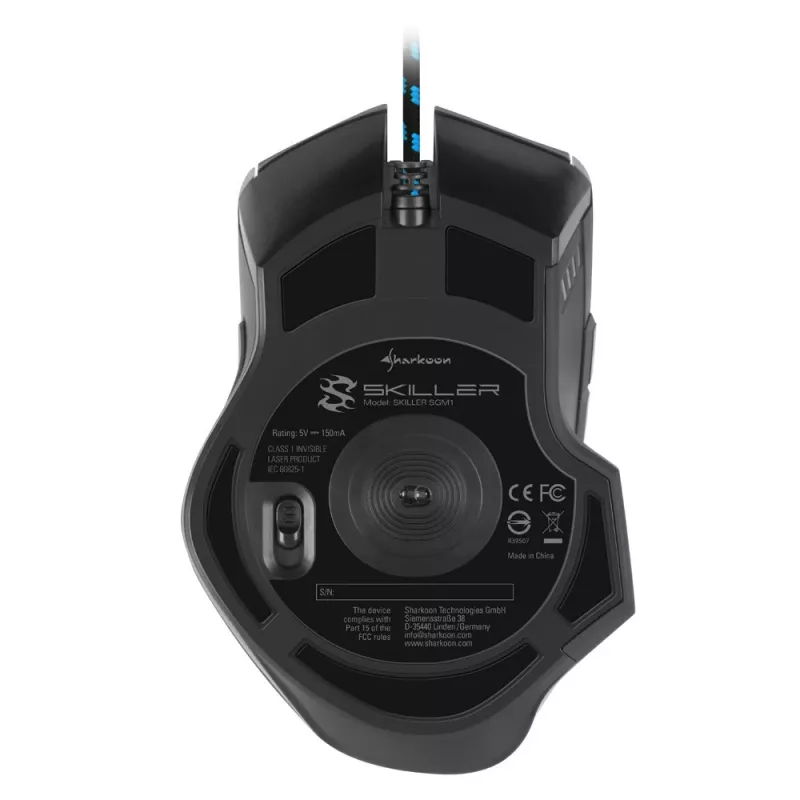 Sharkoon Skiller SGM1 Maus Gaming Rechtshänder USB Typ-A Optisch 10800 DPI