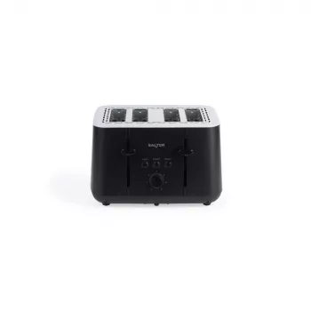 Salter EK5565MBLKFVDE Kuro 4-Scheiben-Toaster