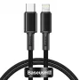 Baseus High Density Geflochtenes Kabel Typ-C auf Lightning, PD, 20W, 1m (Schwarz)