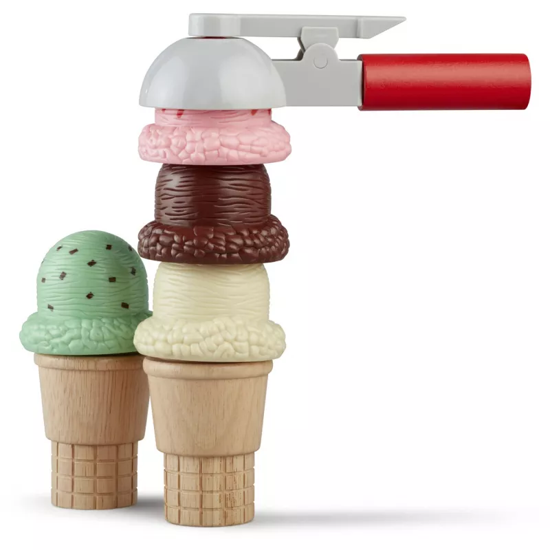 Melissa & Doug Scoop & Stack Eiscreme-Set Spielküche