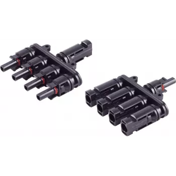shiverpeaks ®-PV4 T-Adapter Set, 4/1, IP68, 1.5kV, schwarz (BS02-21014)