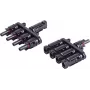 shiverpeaks ®-PV4 T-Adapter Set, 4/1, IP68, 1.5kV, schwarz (BS02-21014)
