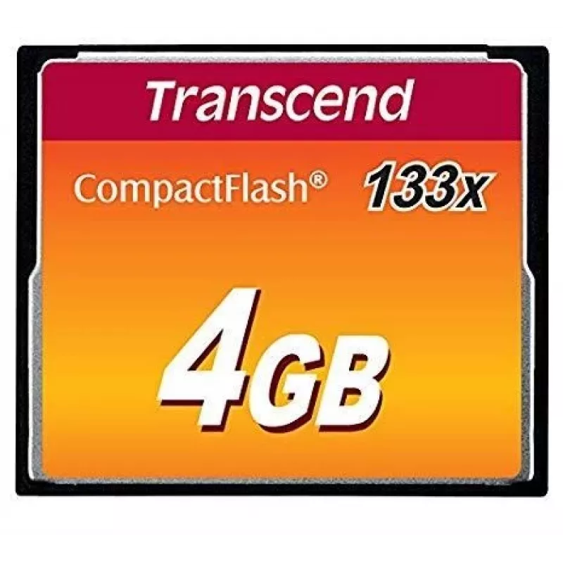 Flash-Speicher Transcend 4GB CompactFlash 133x TS4GCF133