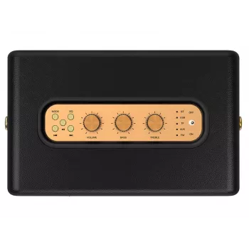 Tragbarer Stereo-Lautsprecher Tracer M30 TWS BT Schwarz, Gold
