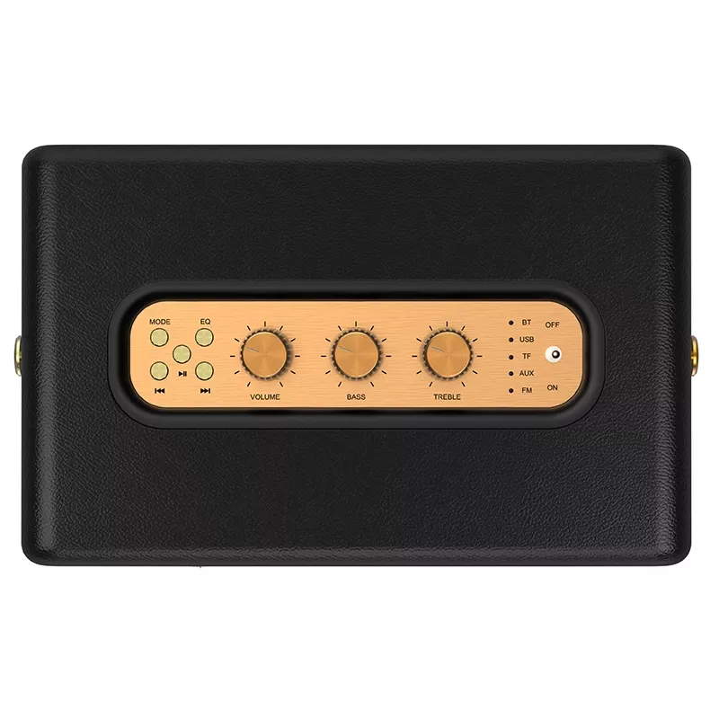 Tragbarer Stereo-Lautsprecher Tracer M30 TWS BT Schwarz, Gold