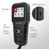 Qoltec 52489 Digitaler Batterie-Analyzer Tester 3-in-1 mit LCD und mehrsprachig 6V | 12V | 24V | 30Ah-200Ah