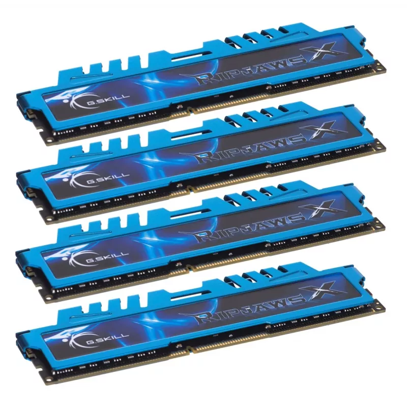 Zestaw pamiêci G.SKILL RipjawsX F3-1600C9Q-32GXM (DDR3 DIMM; 4 x 8 GB; 1333 MHz; CL9)