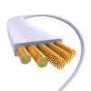 Baseus Free2Pull - 20 W USB-C auf Lightning ausziehbares Kabel, 1 m (lila)