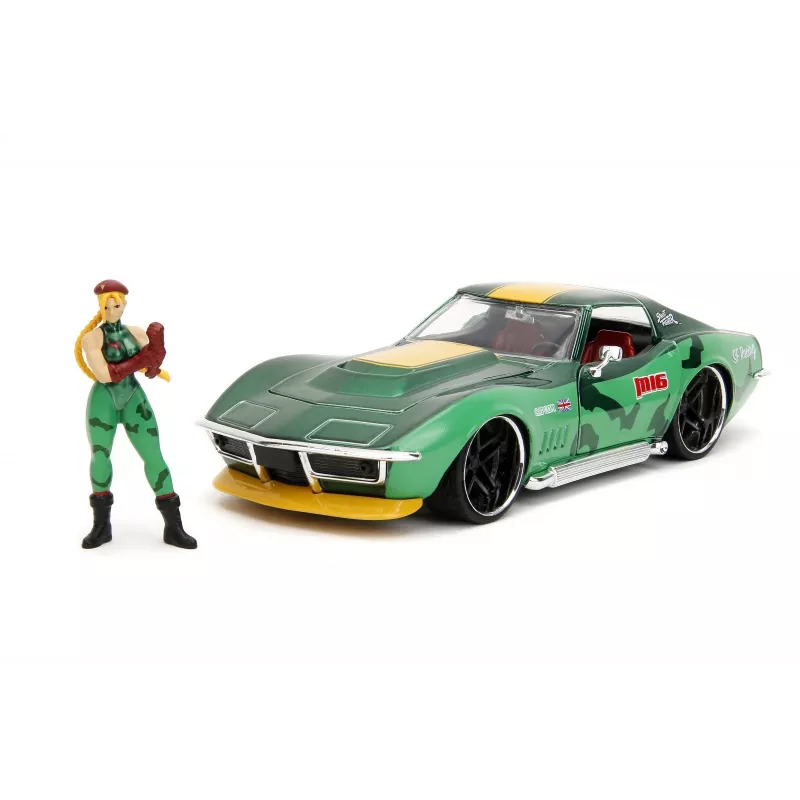 Car Jada Toys Street Fighter 1969 Chevrolet 1:24 Metall Grün