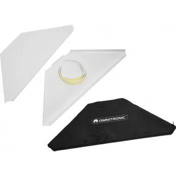 Eckplatten Omnitronic 32000032 für mobilen DJ-Ständer mit Tragetasche
