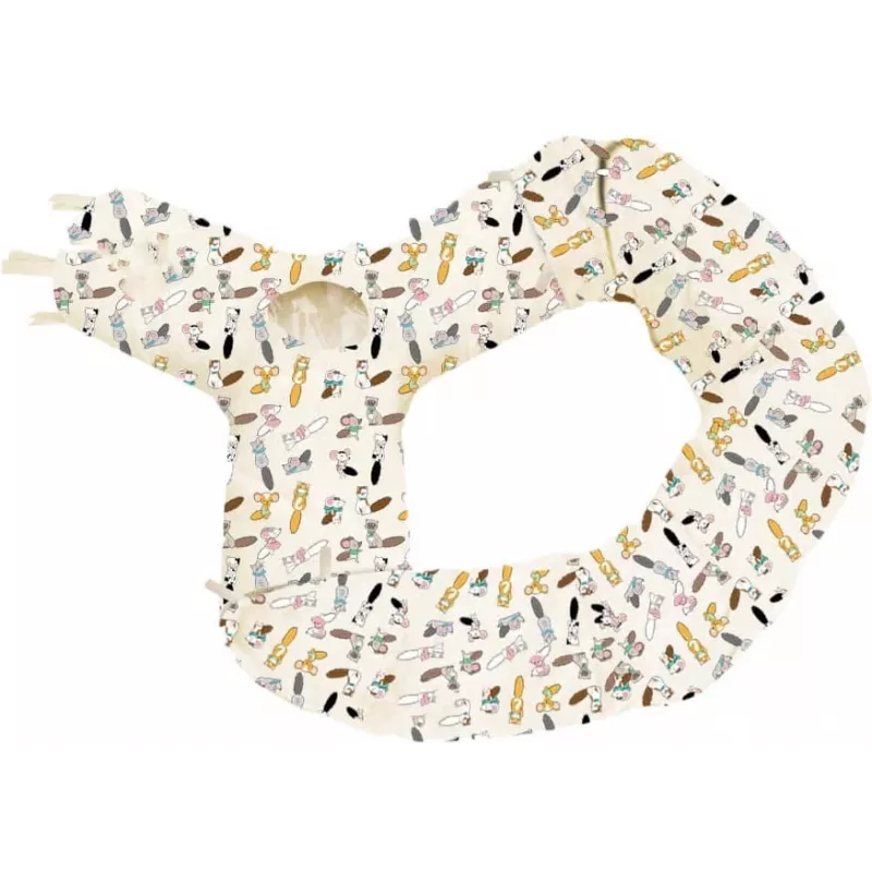 Katzentunnel-Spielzeug ZOLUX CHATOUILLE Motiv Katzen und Mäuse, 40×29×7 cm