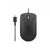 Kabelgebundene optische Maus Lenovo GY51D20875 USB Typ-C, beidhändig, 2400 DPI, 4 Tasten, schwarz