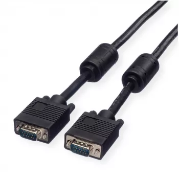 VGA-Kabel ROLINE High Quality Ferrite DDC HD15 M/M 20 m