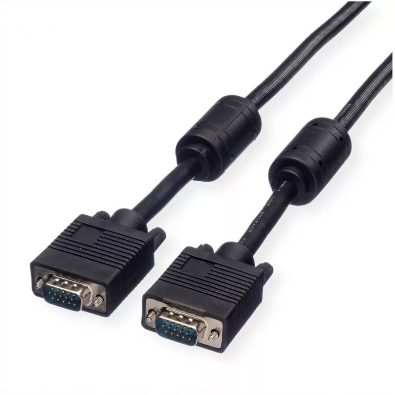 VGA-Kabel ROLINE High Quality Ferrite DDC HD15 M/M 20 m