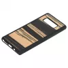 Smartphone-Hülle man and wood für Samsung Galaxy Note 8 — weißes Ebenholz schwarz Finish