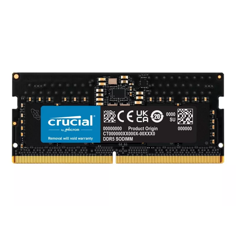 Crucial 8GB 1x8GB DDR5-5600 CL 46 SO-DIMM RAM Notebook Speicher - 8 GB - DDR