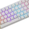 Mechanische Gaming-Tastatur White Shark Wakizashi WAKIZASHI-2-US-W-BLUE — US-Layout, blaue Switches