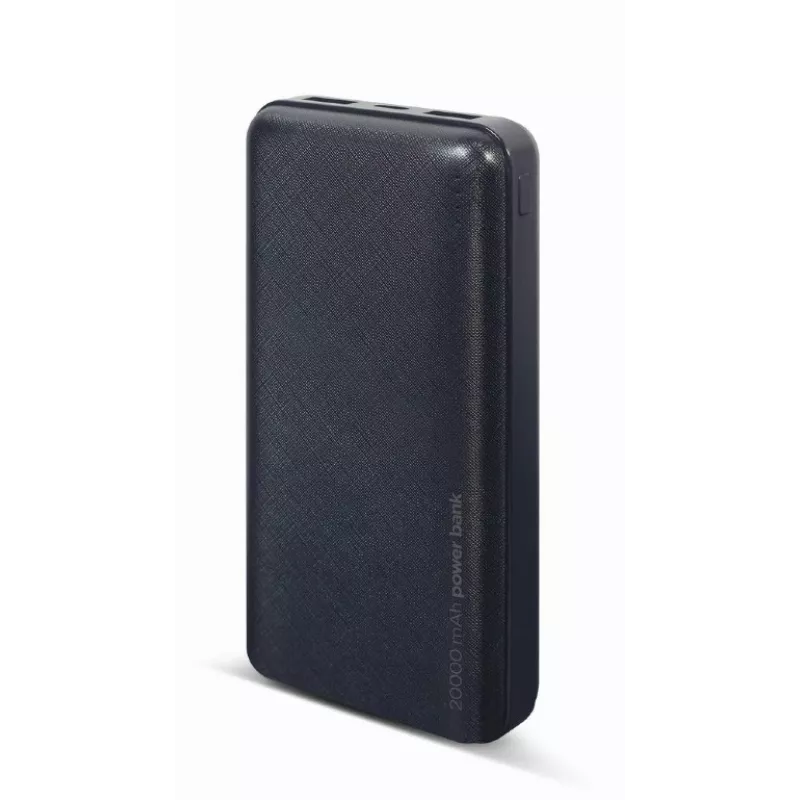 Gembird PB20-02 Powerbank Lithium-Polymer (LiPo) 20000 mAh Schwarz