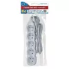 Steckdosenleiste ESPERANZA ELK207W — 1,5 m Kabel, 5 Steckdosen Typ E, Innenbereich, 220–250 V