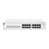 HPE Aruba Networking Aruba Instant On 1430 16G Class4 PoE 124W Unmanaged L2 Gigabit Ethernet (10/100/1000) Power over Ethernet (PoE) 1U Weiß