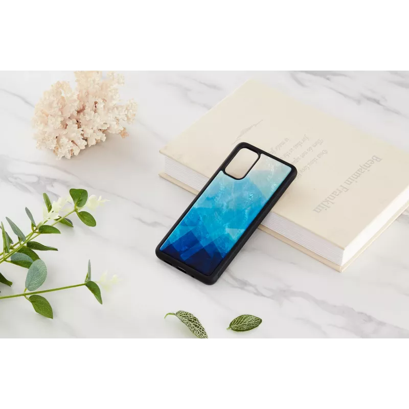 Schutzhülle iKins für Samsung Galaxy S20+ — blue lake Schwarz finish