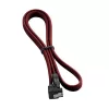CableMod ModMesh - SATA-Kabel - Serial ATA 150/300/600 - SATA (W) abgewinkelt auf SATA (W) - 60 cm - Blutrot (CM-CAB-RSAT-N60KBR-R)