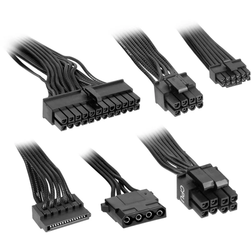 Rebel P15 850, PC-Netzteil schwarz, 1x 12-Pin High Power GPU, 4x PCIe, Kabelmanagement, 850 Watt