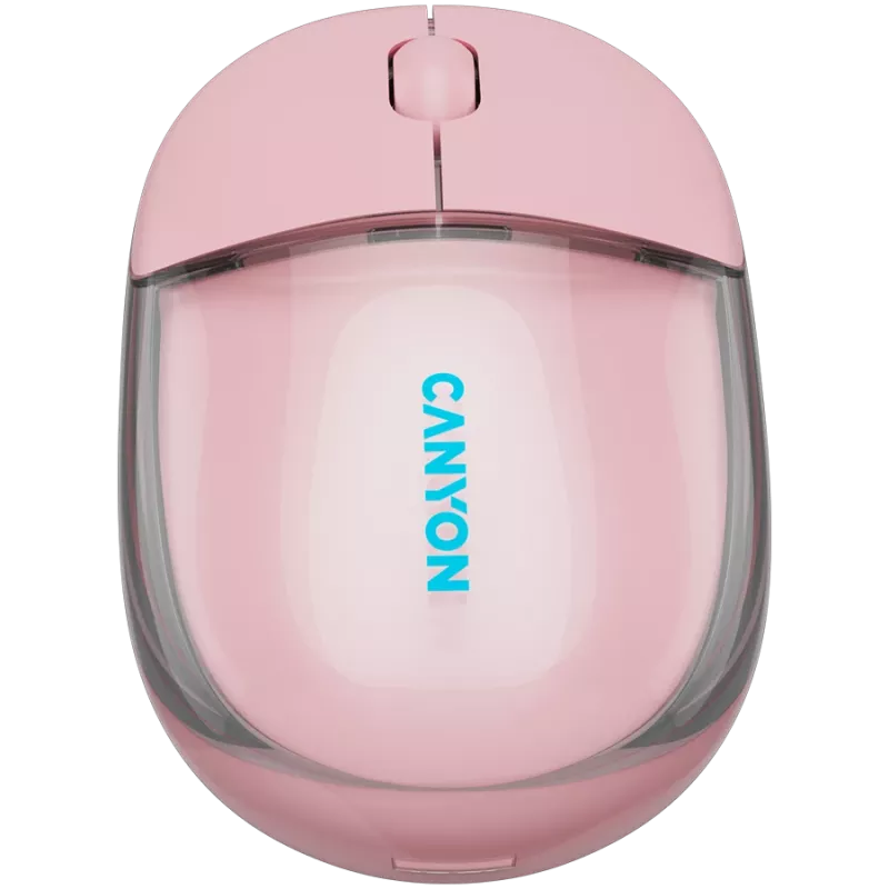 CANYON Maus OnClick 24 BT/ Wireless Transparent/Pink