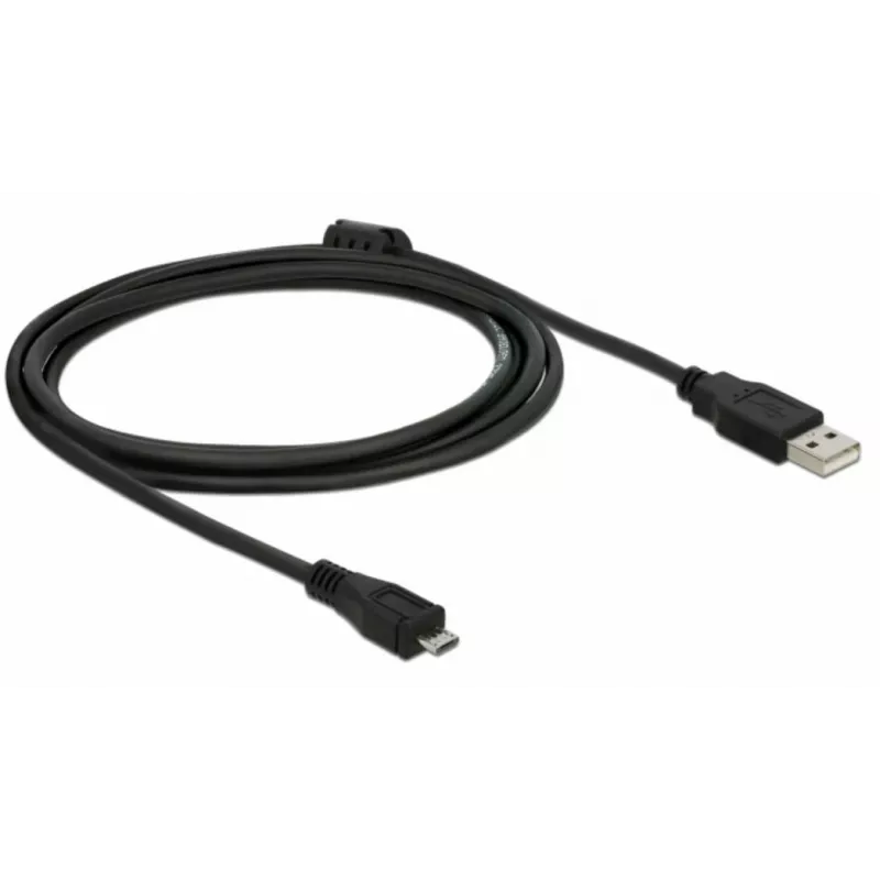 USB-Kabel DeLOCK 82335 USB 2.0 2 m USB A Micro-USB B Schwarz