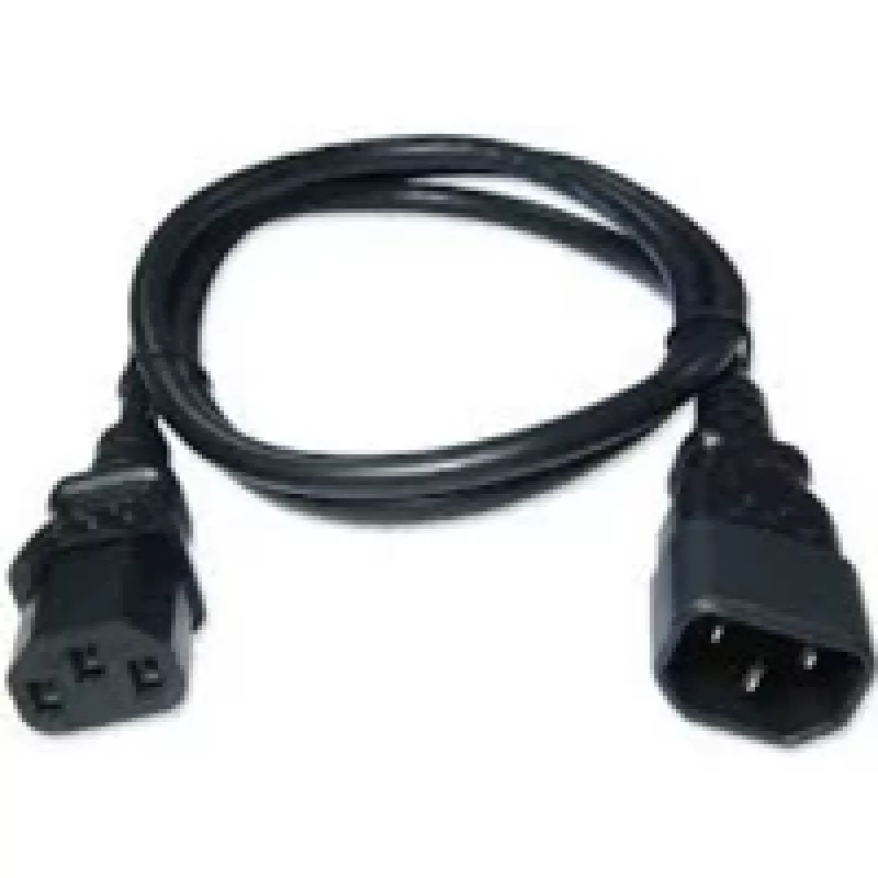 Zebra CS-CAB-IEC-L Netzkabel Schwarz 1 m C13-Kupplung C14-Kupplung