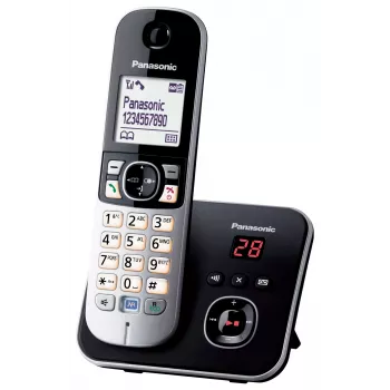 DECT-Telefon Panasonic KX-TG6821GB Schwarz