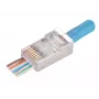 RJ45 STP Cat.5e Durchgangsstecker Alantec WT116 100er-Pack, geschirmter Steckverbinder für 8P8C-Kabel